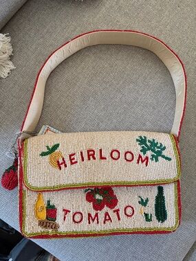 Viral TikTok Heirloom Tomato Beaded Shoulder Bag